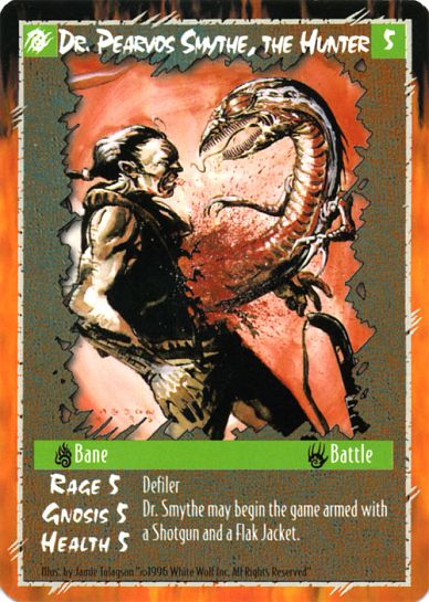 Dr. Pearvos Smythe, The Hunter (Crinos Form)